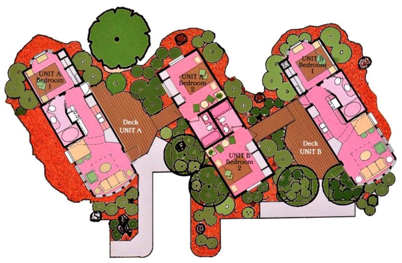 Sedona Pines Resort Εξωτερικό φωτογραφία A typical layout of a cluster house